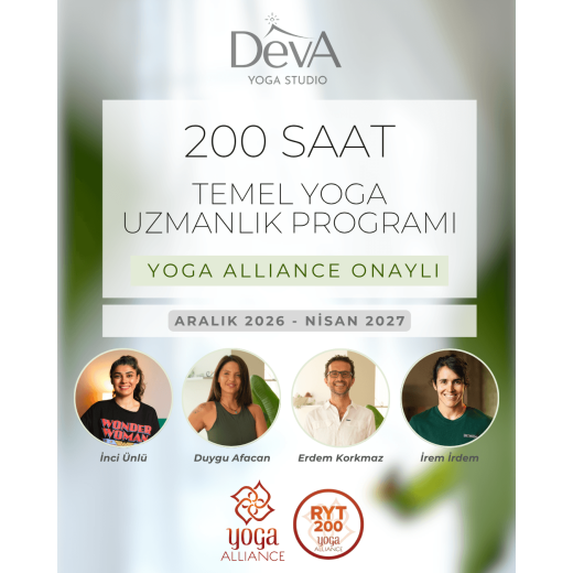DEVA YOGA STUDIO 200 SAAT TEMEL YOGA UZMANLIK PROGRAMI